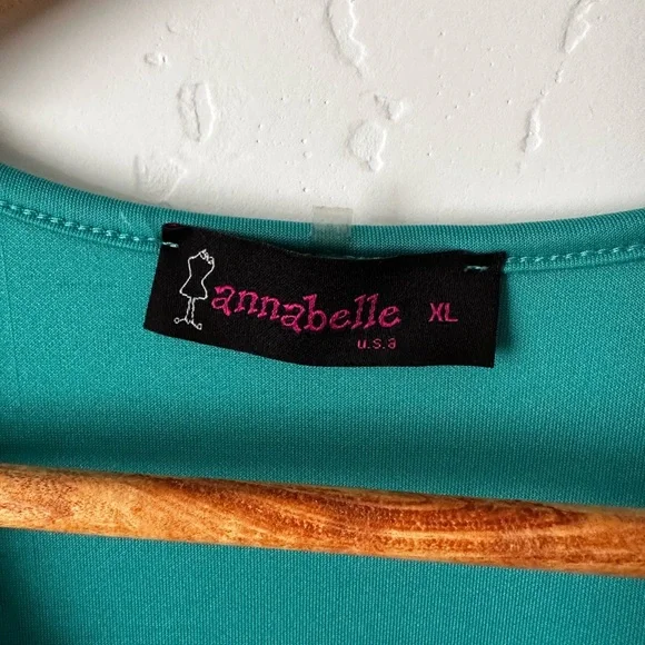 Teal scuba swing dress - Picture 4 of 5